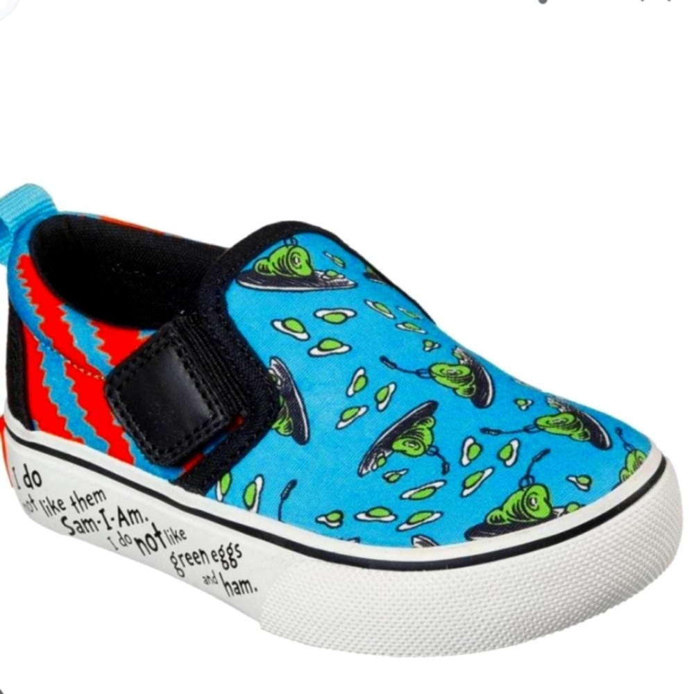 Skechers Kids Sneakers with Blue and Black Design